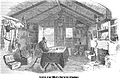 Interior of an Officer's Hut befor Sebastopol. George Dodd. Pictorial history of the Russian war 1854-5-6.jpg