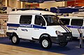 The shorter GAZ Sobol as a police van