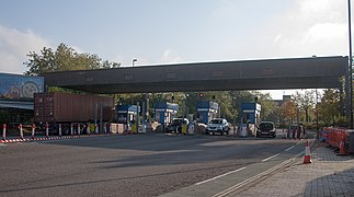 Itchen Bridge toll booths