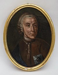 Portrait de la 1ère moitié du XVIIIème siècle.