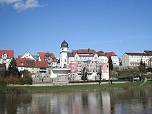 view of Jagstfeld from the Neckar