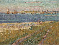 Jan Toorop, 1907: 'De Schelde bij Veere', olieverfschilderij
