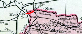Section of the Jaworzno Szczakowa – Mysłowice railway line
