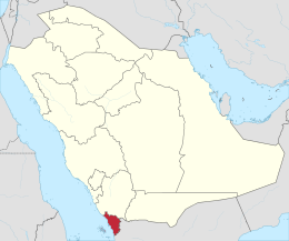 Provincia di Jazan – Localizzazione