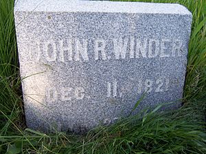 Headstone of John R. Winder