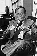 John Dean, fired John Dean photo portrait as White House Counsel black and white sitting.jpg