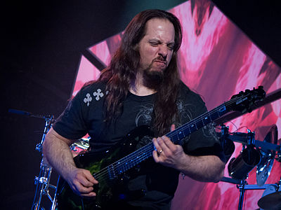 Guitarist John Petrucci during a concert in 2012.