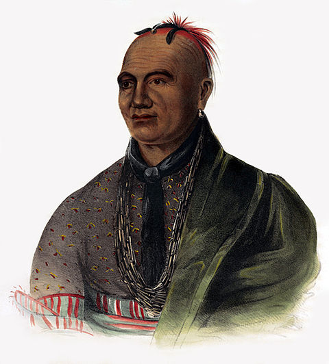 Joseph Brant, a Mohawk, depicted in a portrait by Charles Bird King, circa 1835