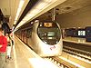 An SP1950 approaching the platform of Tai Wai station