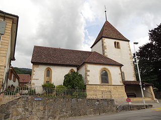 Cornaux Place in Neuchâtel, Switzerland