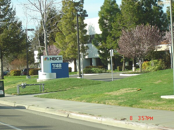 The KNTV studios in San Jose, California