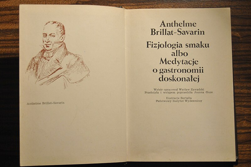 File:Karta tytułowa polskiego wydania "Fizjologii smaku" Brillat-Savarina.JPG