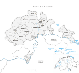 Kanton Schaffhausen: Geographie, Geschichte, Wappen und Fahne