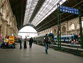 A Keleti pályaudvar belülről Budapest