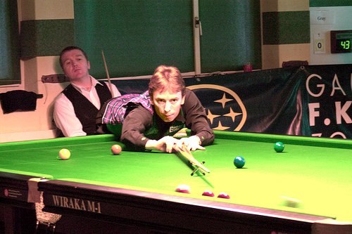 Ken Doherty was six frames behind, but won 17–16.