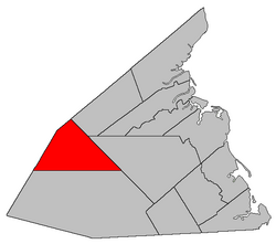 Lage in Kent County, New Brunswick.