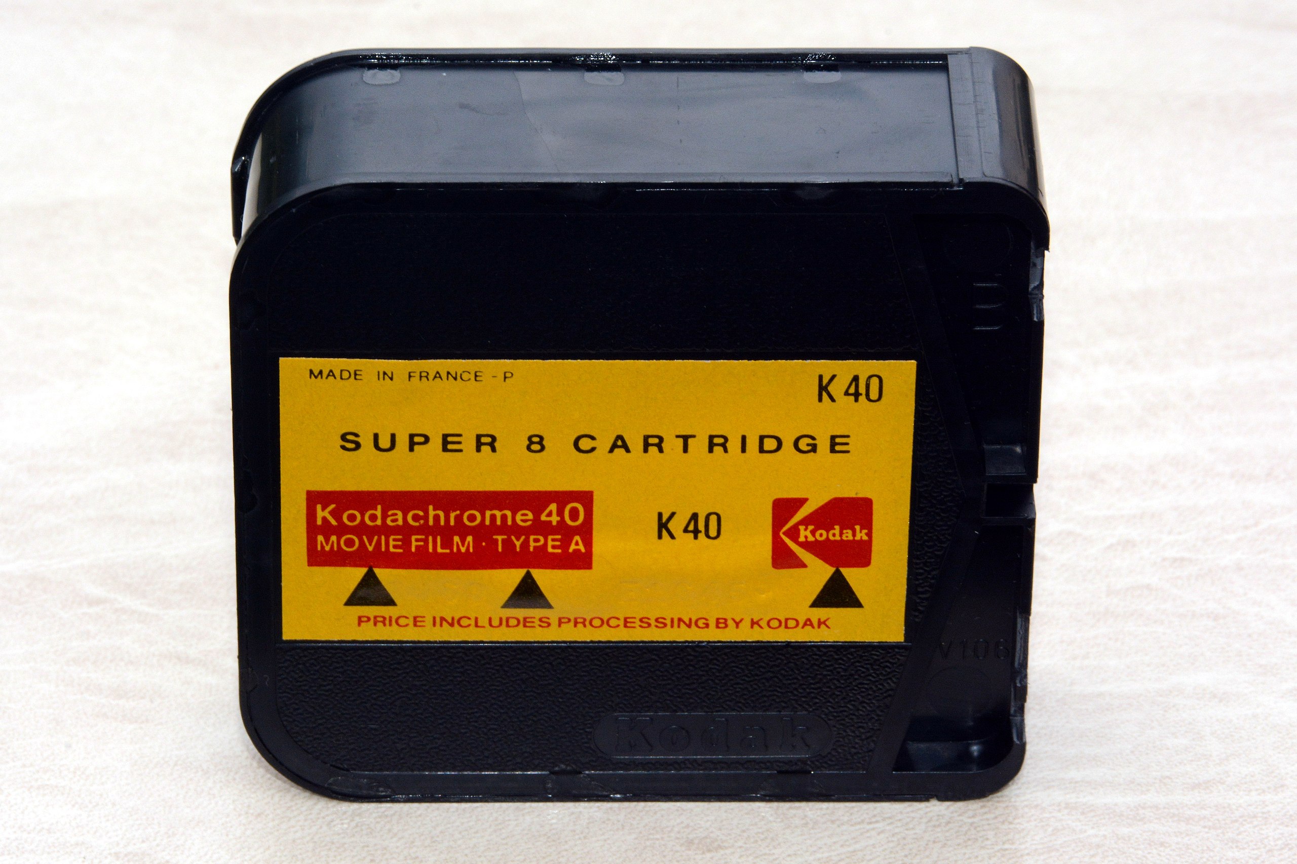 File:Kodak Kodachrome 40, Type A, Super 8 film cartridge 2.jpg - Wikimedia  Commons