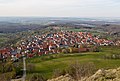 * Nomination Kohlberg, Baden-Württemberg, Germany: Panoramic view from the slopes of the former volcano "Jusi" to the village of Kohlberg --Cccefalon 07:39, 8 April 2014 (UTC) * Promotion  Support OK --A.Savin 09:36, 8 April 2014 (UTC)