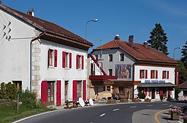 La Cure is a small village located thirty miles north of Geneva, Switzerland. Part of the village lies in Switzerland, and part in France, with the boundary dividing not only the village itself, but at least four structures within it.