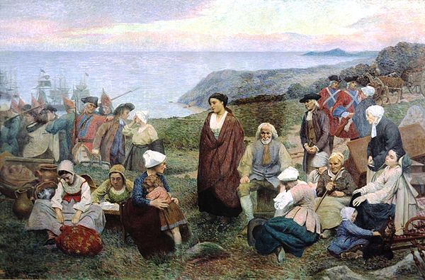 The Deportation of Acadians by Henri Beau