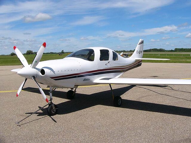 Lancair IV-P equipped with a TSIO-550