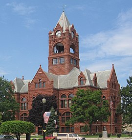 LaPorte County Courthouse in La Porte, Indiana
