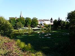 Gezicht op Le Temple-sur-Lot