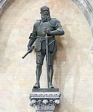 Left transept of Santi Giovanni e Paolo (Venice) - Funeral monument of the Doge Sebastiano Venier by Antonio dal Zotto.jpg