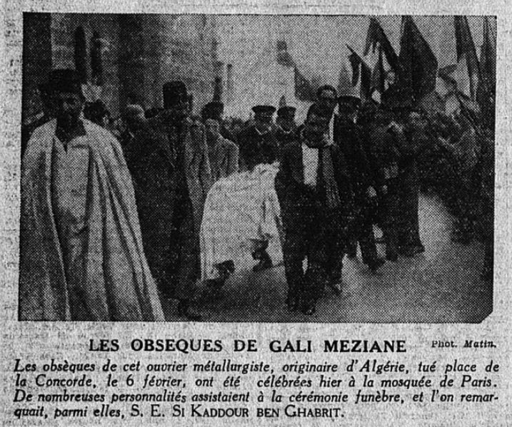 File:Les obsèques de Gali Meziane à la Mosquée de Paris le 16 février 1934.png