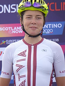 Lija Laizāne - 2018 UEC European Road Cycling Championships (Women's road race).jpg