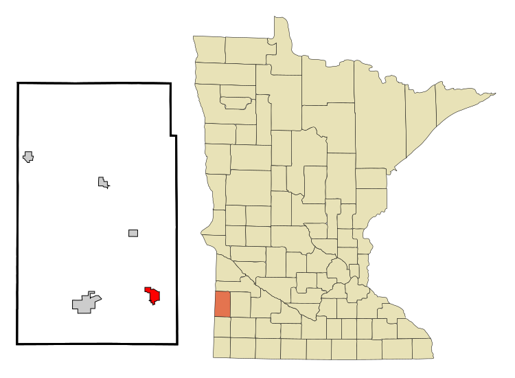 File:Lincoln County Minnesota Incorporated and Unincorporated areas Tyler Highlighted.svg