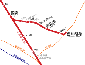 ⇒ Vedi la mappa delle linee.  ⇐