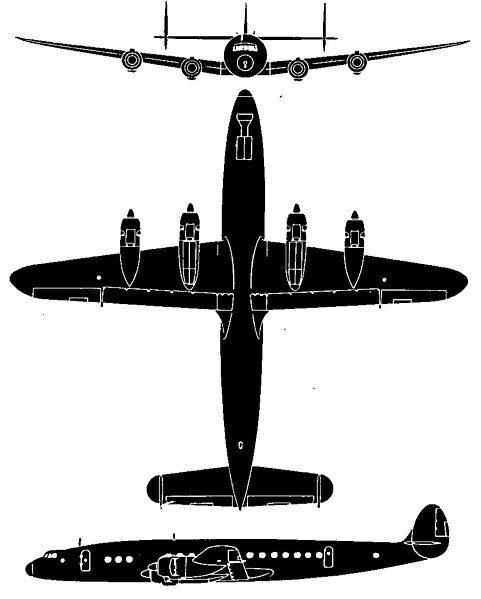 File:Lockheed 1049C Super Constellation silhouette.jpg