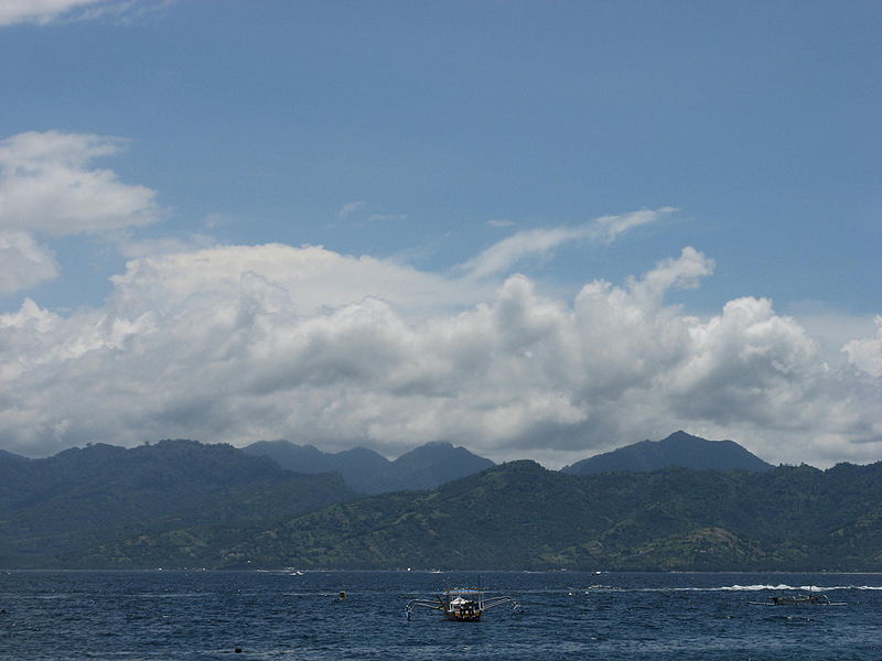 File:Lombok Island viewed from Gili Trawangan.jpg