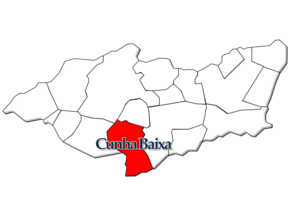 Localização no município de Mangualde