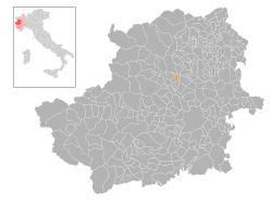 Locatie van Grosso in Turijn (TO)