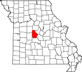 A state map highlighting Morgan County in the middle part of the state.