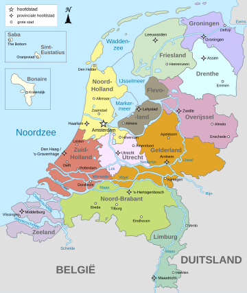 Provinsies van Nederlaand