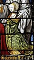 Donor stained glass portrait of Maria of Jülich-Berg at Mariawald Abbey.