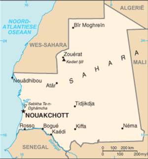 Mauritanië: Geskiedenis, Politiek, Gebiede