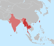 “奶茶联盟”地图 （印度在不少情景上亦被归纳为联盟一员）