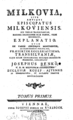 Milkovia, sive antiqui Episcopatus Milkoviensis