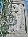 Mill Girl Monument to Louisa Maria Wells (1906), Lowell Cemetery, Lowell, Massachusetts.