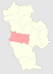 Быховский уезд на карте