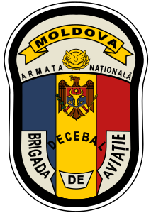Emblem of the Decebal Aviation Brigade Moldova air force emblem.svg