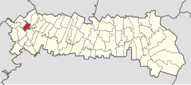 Location in Ialomița County