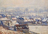 The Village of Giverny under the Snow Monet w1055.jpg