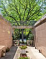 Image 35Ash tree behind a columbarium in Mount Auburn Cemetery