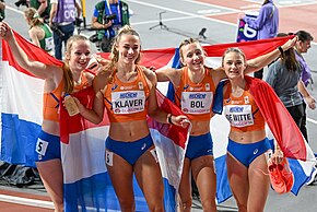 Description de l'image NED 4x400m Glasgow 2024.jpg.