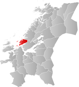 Poziția localității Comuna Ørland